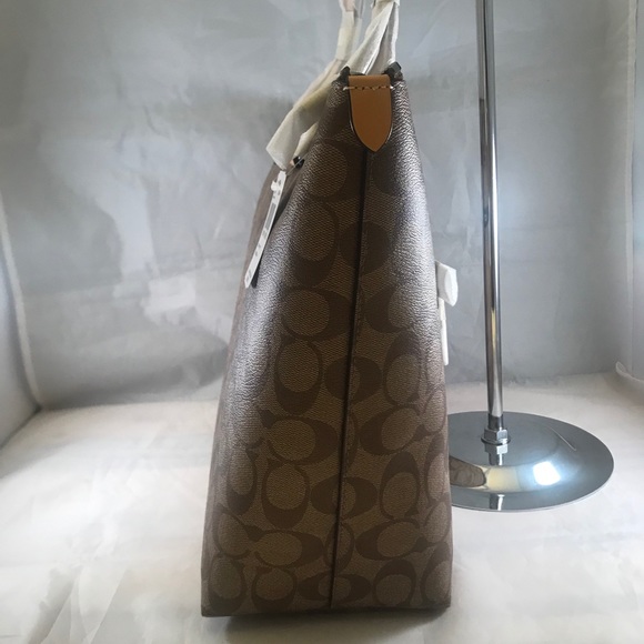 COACH GALLERY TOTE IN SIGNATURE CANVAS - Picture 10 of 11